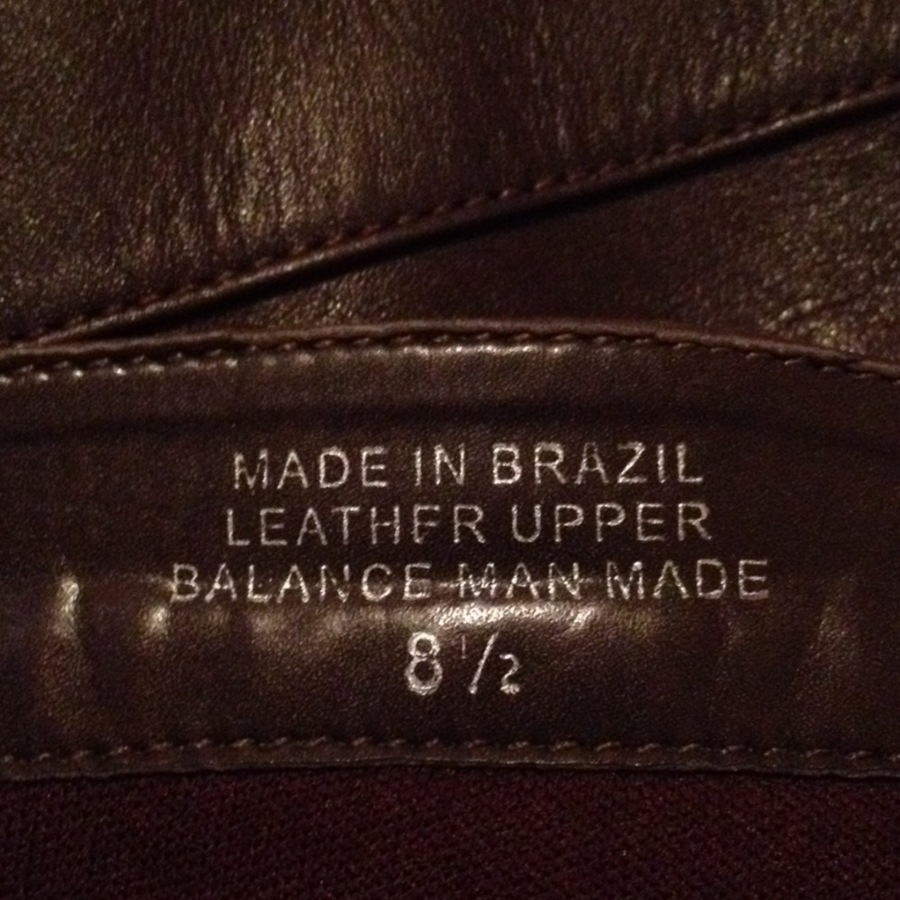 Brazilian Leather Knee High Boots | Brown Wood Heel | Size 8.5 - Picture 7 of 10